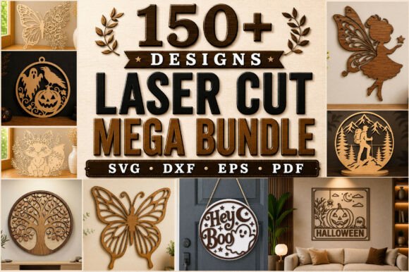 Download Home Decor Laser Cut Mega Bundle - Home Collection